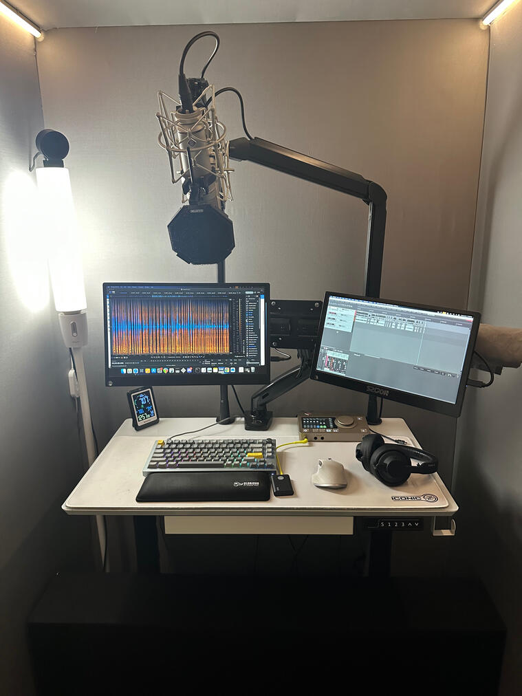 Inside the booth 2 Inside the booth 2